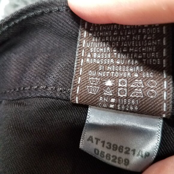 7 For All Mankind Jeans Black Mens 33 Paxtyn Distressed Denim AT139621AP - Picture 12 of 12